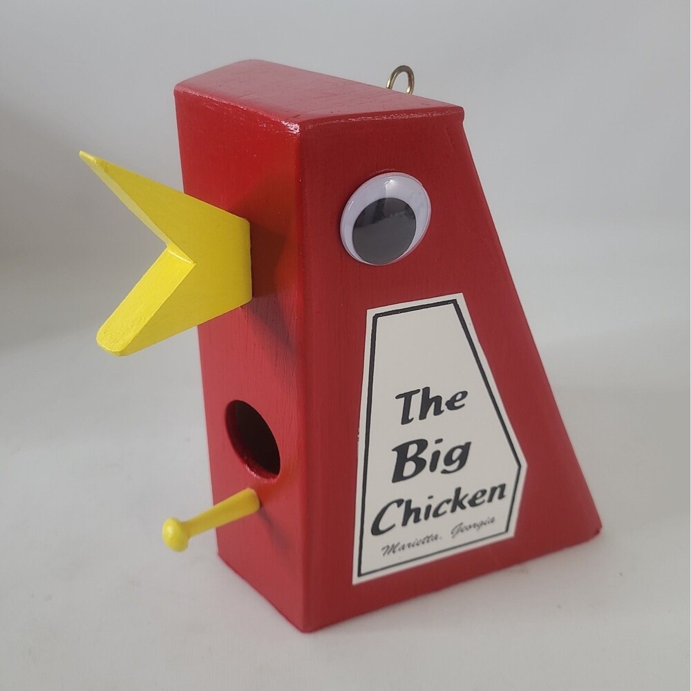Famous Big Chicken Bird House KFC Marrieta Georgia GA Folk Art Signed Jim Barnes